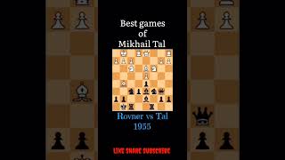 Part 2 Incredible finish by Tal 😱😱 chessolympiad2024 chess shorts ytshorts [upl. by Tomi]