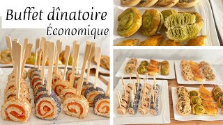 4 Recettes apéritifs  facile et économique 👌 apéro dînatoire [upl. by Acsecnarf]