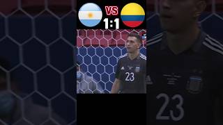 Argentina versus Colombia match football [upl. by Dobb]