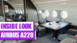 Inside the NEW Airbus Business Jet A220 [upl. by Leann331]