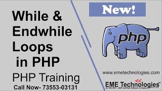 How to use while and endwhile Loops in PHP [upl. by Arihat942]