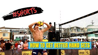 Volleyball Short Tips  How to Get Better Hand Sets [upl. by Lienahs325]