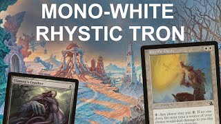 NO DAMAGE EVER Pauper MonoWhite Rhystic Circle Tron Would you like to pay the one MTG [upl. by Eylk714]