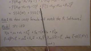 Split Plot Design part 610 Partitioning the Total SS [upl. by Noami773]