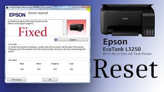 a printers ink pad is at the end of its service life Epson l3110 [upl. by Elleral]