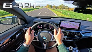 2023 BMW 6 Series GT G32 LCI 640i xDrive POV Test Drive [upl. by Anniroc]