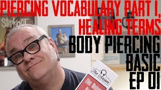 Healing Piercing Vocabulary Part 1 Piercing Basics Ep 01 [upl. by Erdreid936]