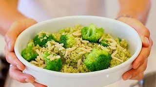 Broccoli Pesto Quinoa Salad [upl. by Aitrop]