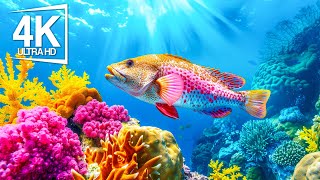 The Best 4K ULTRA HD Aquarium  Stunning Footage of Rare amp Colorful Sea Life [upl. by Livvi]