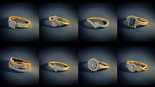 Latest 22k gold and diamond ring design with weight and price 2024gold ring collection [upl. by Anitaf]