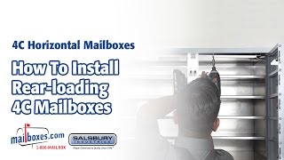 Mailboxescom  How to Install RearLoading 4C Horizontal Mailboxes [upl. by Lawrence]