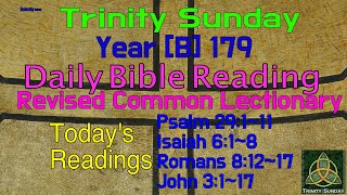 2024May26  SUNDAY Trinity Sunday  Revised Common Lectionary Year B179 [upl. by Hiller781]