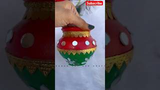 Krishna Janmashtami Matki Decoration Ideas A I DIY Pot Decoration janmashtami pot decor diy [upl. by Harihat]