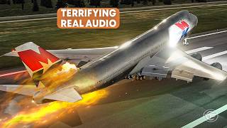 Crashing 19 Seconds After Takeoff in Canada  TWO Boeing 747s in Danger Real Video amp Audio [upl. by Neerod331]