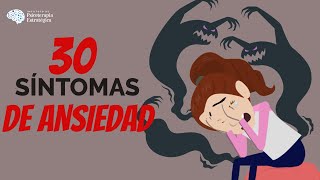 TODOS LOS SÍNTOMAS DE LA ANSIEDAD EXPLICADOS FÍSICOS Y PSICOLÓGICOS [upl. by Arline738]