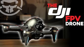 The DJI FPV Drone  The BEST Beginner Drone Review Unboxing amp Freestyle [upl. by Allveta872]