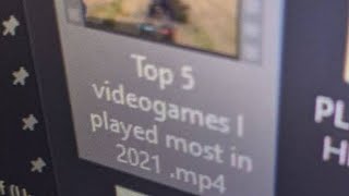 Top 5 Games I Played Most in 2021 [upl. by Ennayd]