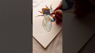 This Bee is Blinging Watch the Sparkle in Action [upl. by Pacheco458]