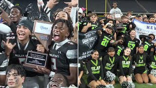 2 Southern Nevada high schools earn their first football championship titles [upl. by Ianthe85]