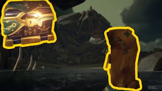 Sea of Thieves  Ancient Vault on Krakens Fall  Krakens Fall key [upl. by Ayifa]