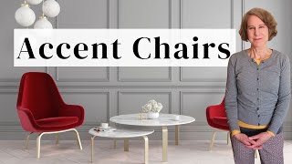 How to Choose an Accent Chair for Your Living Room  Color  Style  Layout  Living Room Furniture [upl. by Lyns]