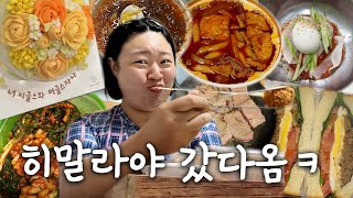 N잡러브이로그🤹한국 좋아 브이로그🩵히말라야 갔다와서 세상 제일 달콤한 한국에서의 일상✌️이리도 달콤할 수 있을까 너무 달콤해서 혈당 스파이크 옴💫 [upl. by Ardnasxela]