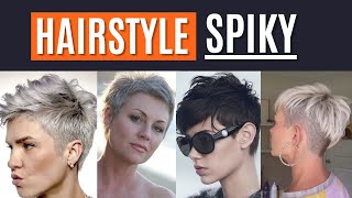 Easy Spiky Hairstyles for Short Hair  Short Spiky Hairstyle for Thin Hair [upl. by Enirehs]