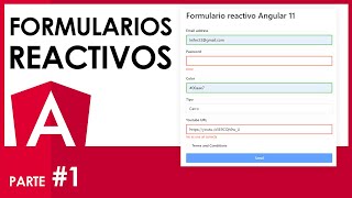 🔴 PARTE 1 ¿Cómo crear FORMULARIOS REACTIVOS en Angular 😆 CURSO 𝐀𝐍𝐆𝐔𝐋𝐀𝐑 [upl. by Luhem481]