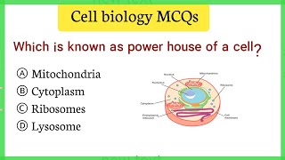 Cell biology Mcq  Cell mcqs  cell mcq for competitive exams [upl. by Gervais]