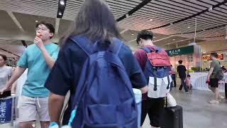 Walking Tour of Changsha South Railway Station in Hunan China  Arrival Exit amp Metro Access  4K [upl. by Winthorpe396]