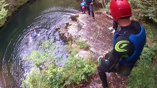 canyoning wales 💦 jumps afon prysor [upl. by Oikim722]