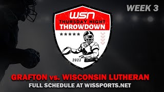 WSN Thursday Night Throwdown Week 3  Grafton at Wisconsin Lutheran [upl. by Kcirdehs]