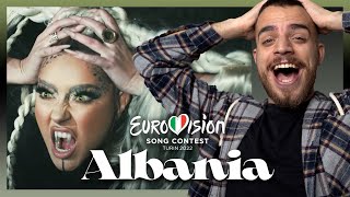 REACTION  RONELA HAJATI  SEKRET REVAMP  OFFICIAL MUSIC VIDEO ALBANIA EUROVISION 2022 [upl. by Neelac]