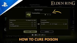 ELDEN RING  How To Cure Poison amp Where To Get Neutralizing Boluses Cook Book [upl. by Gene]