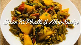 Sem Phalli amp Aloo Sabzi  Hyderabadi Daily Recipes [upl. by Anerbes]