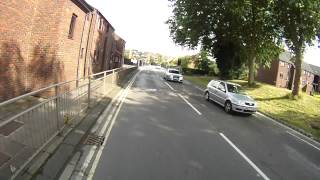 FJ05APY  Bluebird Coaches of Weymouth  Dangerous Overtake of a Cyclist [upl. by Piefer]