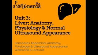 Liver Anatomy Physiology amp Normal Ultrasound  Unit 3  Abdominal Ultrasound with Sononerds [upl. by Range]