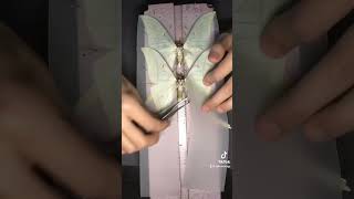 How to pin Actias Luna moths properly Shingling technique Cool quick pinning tutorial [upl. by Marvel]