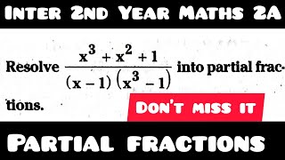 partial fractionsmaths naresh eclass [upl. by Marge]