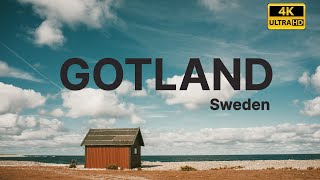 Travelling to hidden gem Gotland in Sweden  Visby Fårö island  with Music  4K [upl. by Airol386]