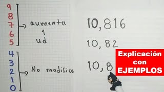 Como redondear DECIMALES 🔢👉 Ejercicios Resueltos APROXIMAR decimales [upl. by Zeugirdor979]