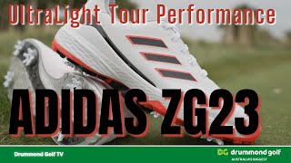 ADIDAS ZG21 GOLF SHOE REVIEW FIRST LOOK [upl. by Gorman]