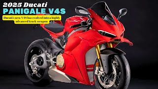 Ducatis new V4S has evolved into a highly advanced track weapon  2025 Ducati Panigale V4S [upl. by Avon143]