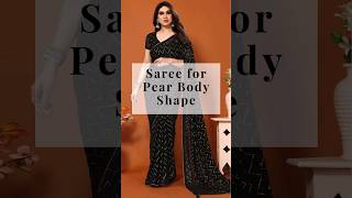 Saree for Pear Body 🍐 How to drape a sari bollywood style  Traditional Wear fashion shorts saree [upl. by Atileda]