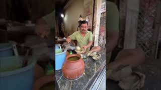 Pandit Ji making Raita Kachori recipe in Kolkata [upl. by Natek1]