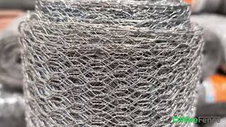 13mm Chicken Wire Netting Standard H90cm x L50m  22g  WireFence [upl. by Mirisola]