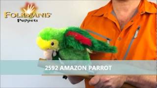 2592 Folkmanis Amazon Parrot [upl. by Atikcir]