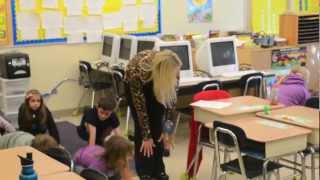 Classroom yoga at Mattapoisetts Center School [upl. by Niroc]