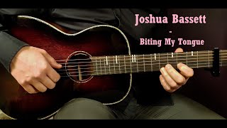 How to play Joshua Bassett  Biting My Tongue  Acoustic Guitar Lesson  Tutorial [upl. by Retloc]