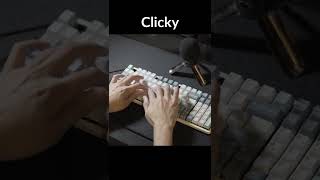 80 Keyboard Comparison Tactile vs Linear vs Clicky [upl. by Pals423]